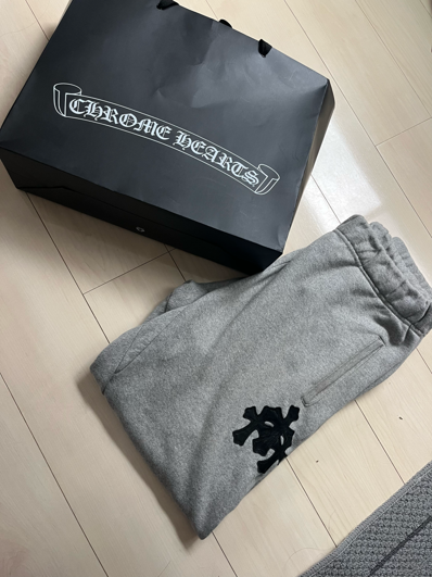 Chrome Hearts Y Not Sweat Pants Cross Patch Sweat Long Pants "Gray"