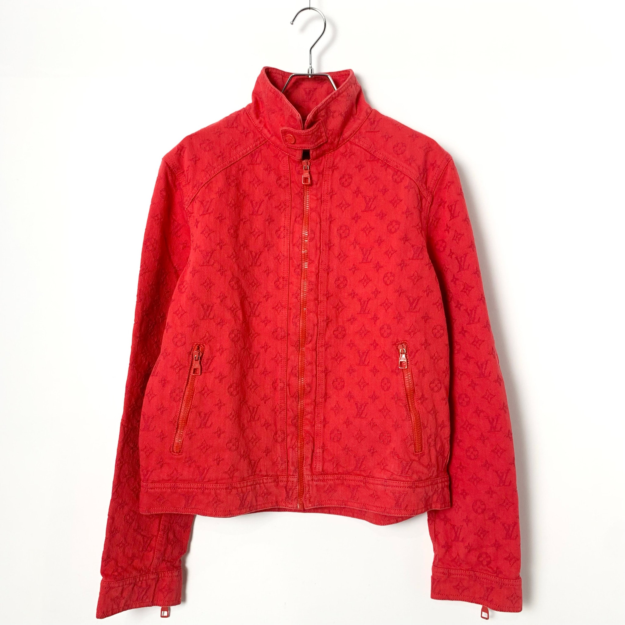 Louis Vuitton Monogram Soft Denim Jacket "Red"