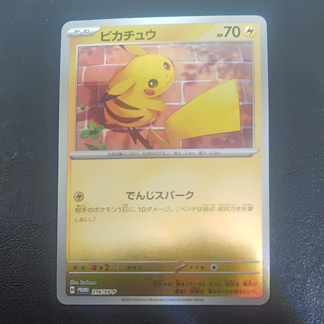 ピカチュウ P [SV-P 216](プロモカードパック「ポケカの夏がキタ!プロモカードGetキャンペーン!」)