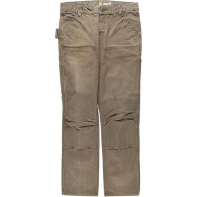 古着 カーハート Carhartt RELAXED FIT ダブルニー ダックペインターパンツ メンズw34相当/eaa631392