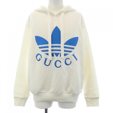 グッチ GUCCI ADIDAS トレフォイルエンブロイダリー 702607 XJEDA パーカー