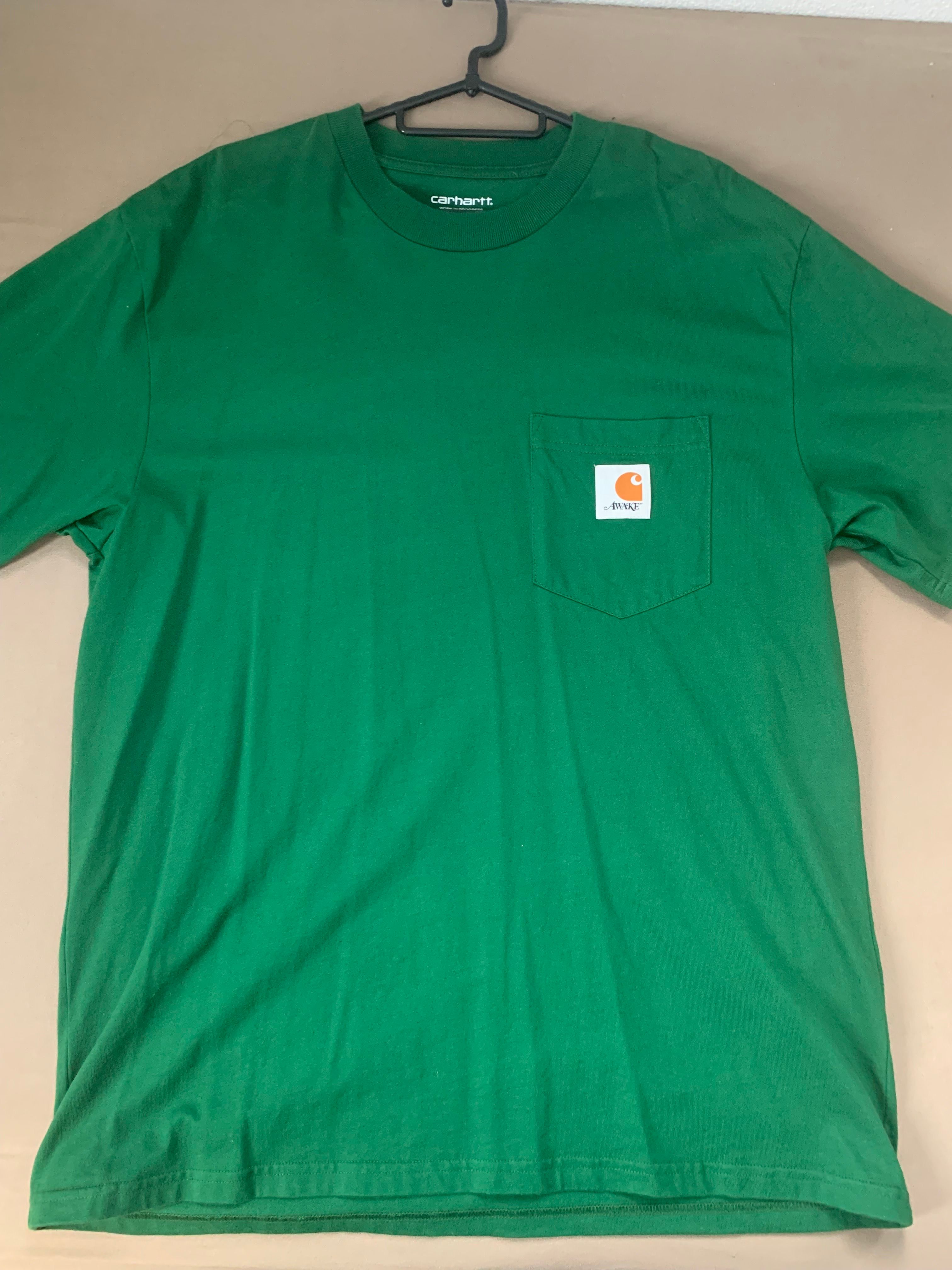 Carhartt WIP x AWAKE NY Pocket Tee "Green"