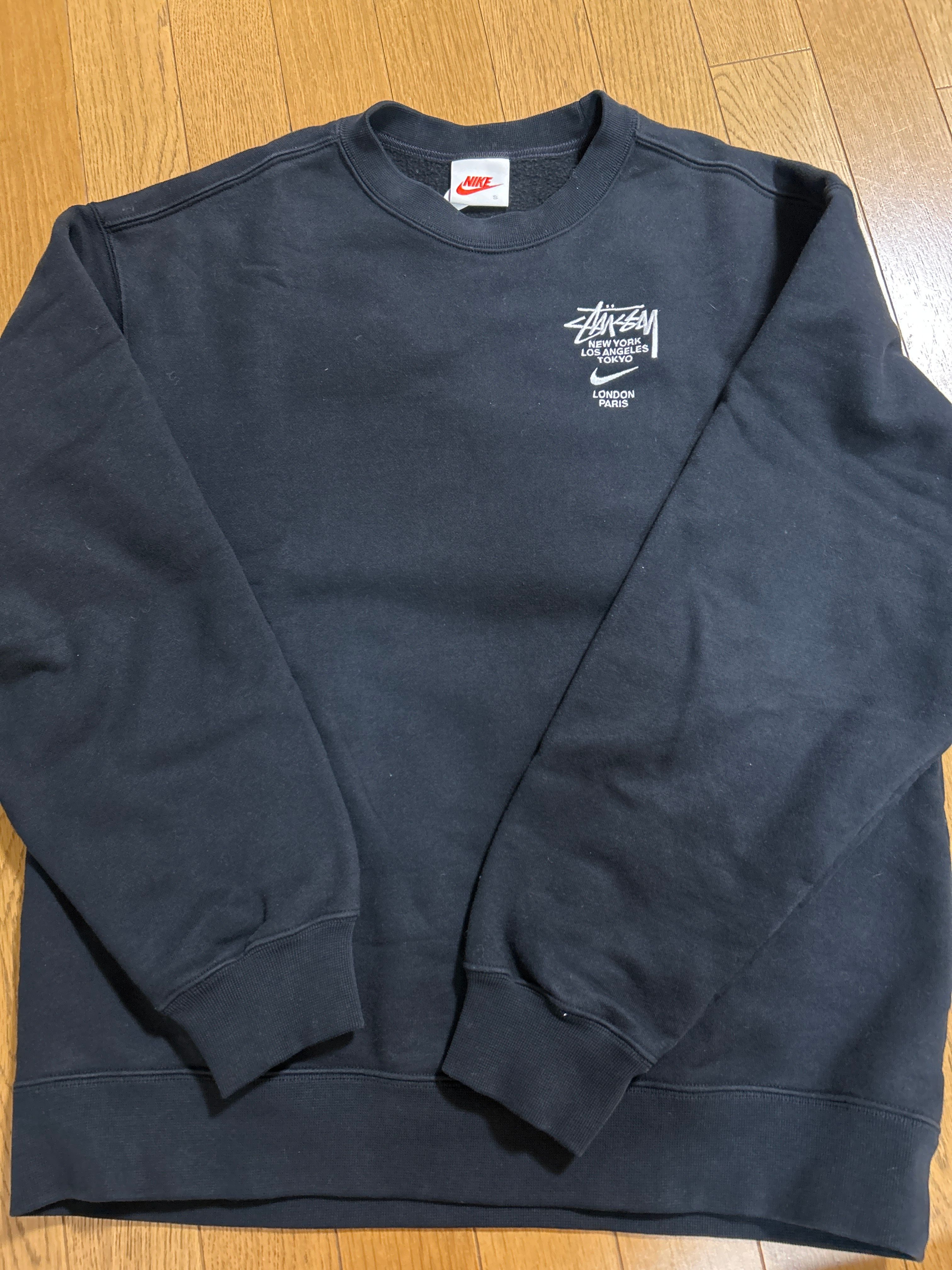 Nike x Stussy International Crewneck Sweatshirt (US Size) "Black" DC4198-010