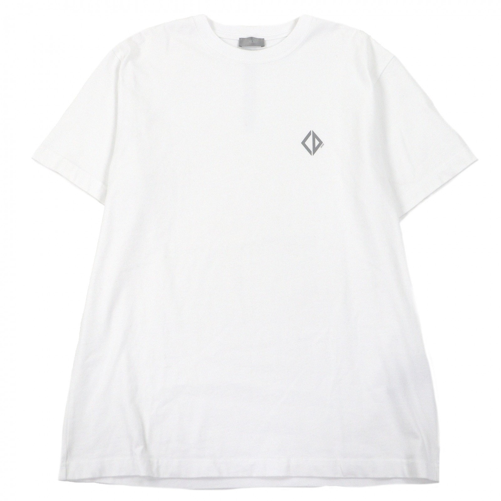 極美品 ディオール オム 半袖Tシャツ ホワイト L 593J696A0554