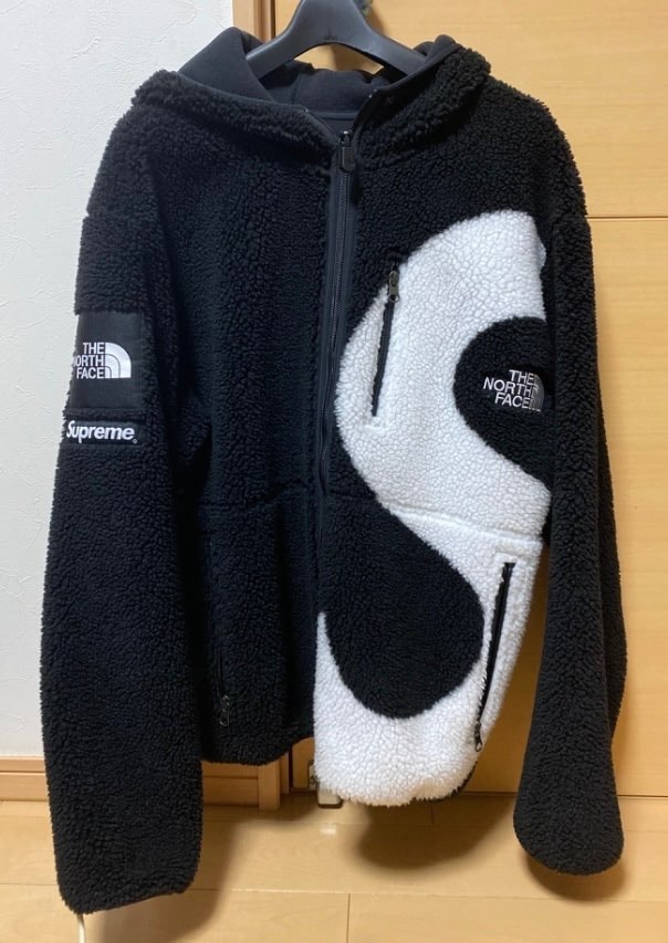 Supreme x The North Face S Logo Hooded Fleece Jacket "Black"
