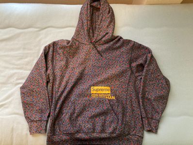 Supreme / JUNYA WATANABE COMME des GARCONS MAN Hooded Sweatshirt "Black Flowers"