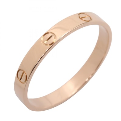 カルティエ CARTIER ミニラブリング リング・指輪 ジュエリー K18PG(ピンクゴールド) メンズ レディース ゴールド系 B4085200 【中古】