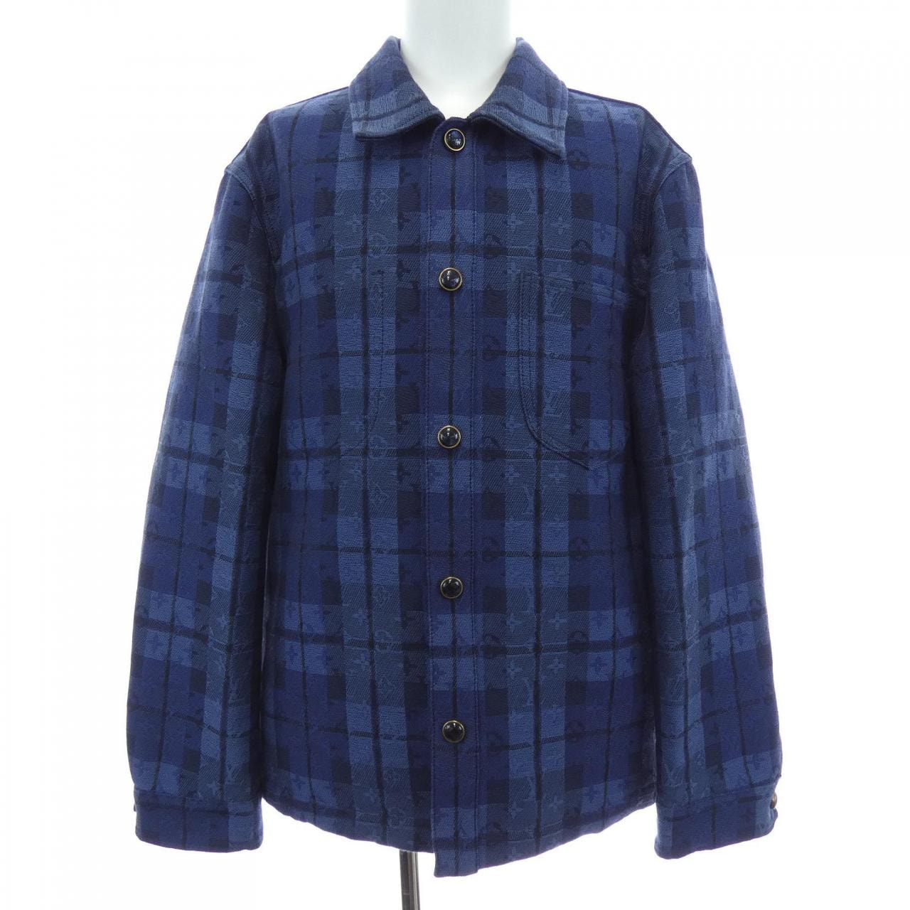 ルイヴィトン LOUIS VUITTON モノグラムタータンデニムオーバーシャツ HUS21WXAE ジャケット