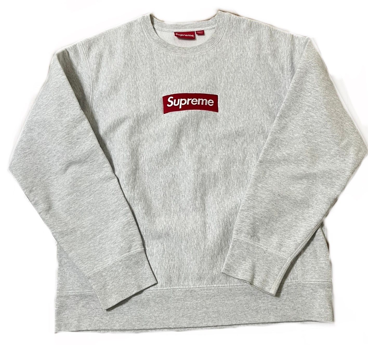 Supreme Box Logo Crewneck Sweatshirt "Ash Grey" (18FW)