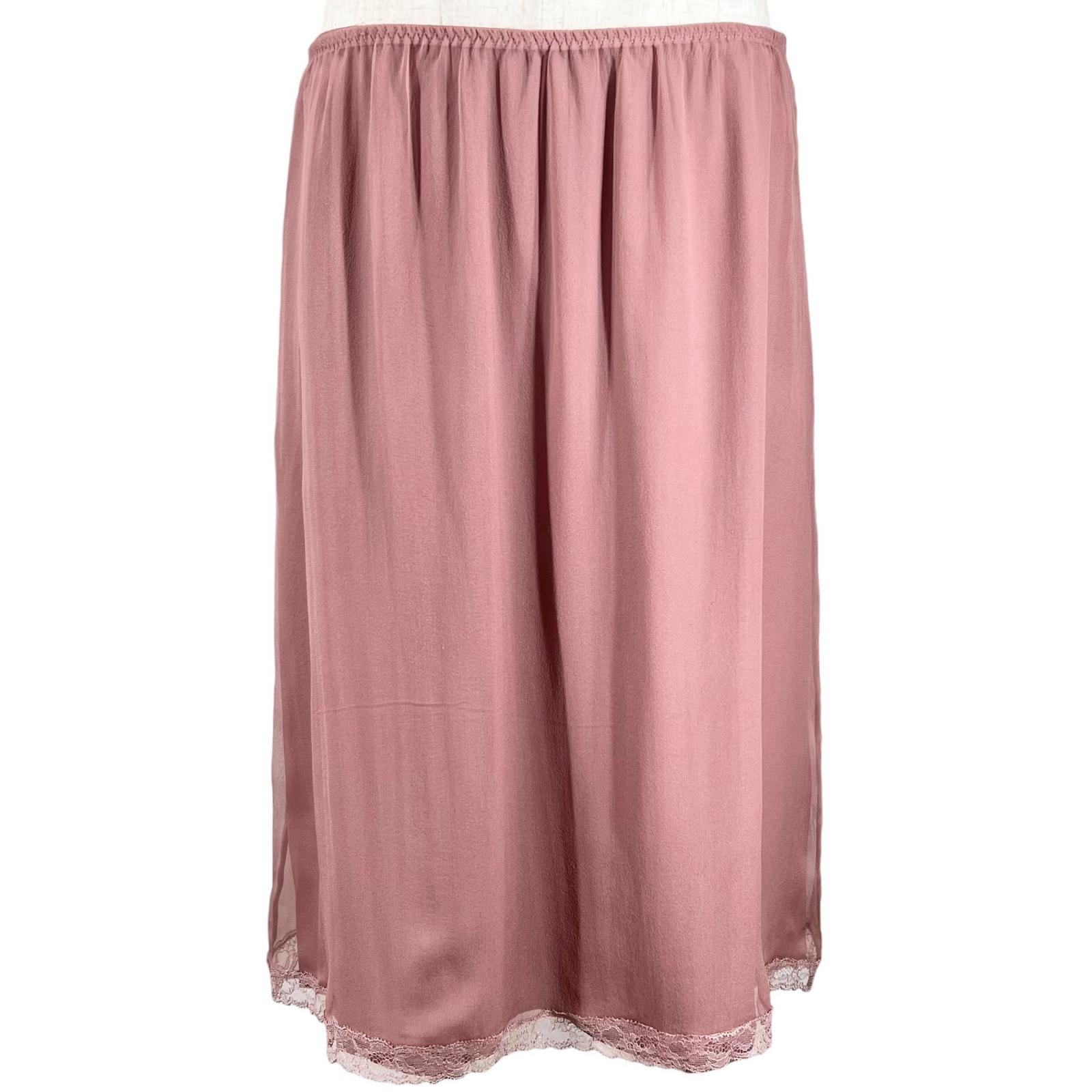 極美品 グッチ スカート ピンク レディース L 760549