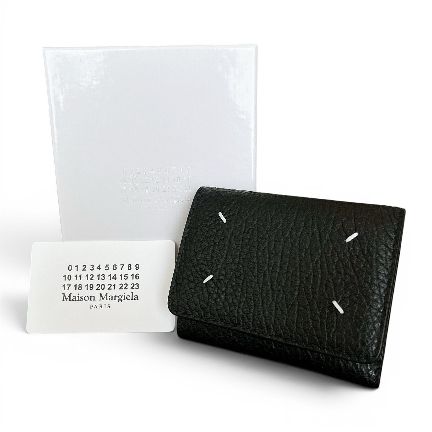 Maison Margiela Leather Envelope Wallet "Black"