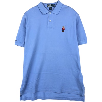 古着 ラルフローレン Ralph Lauren POLO by Ralph Lauren ポロベア 半袖 ポロシャツ メンズXL相当/eaa623073