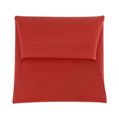 美品 HERMES エルメス バスティア ローズテキサス シルバー金具 シェブルミゾル コインケース 小銭入れ D刻印 505209 【中古】