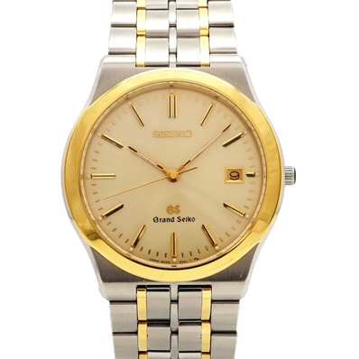 ★最終価格★SALE【6wdb0146】セイコー グランドセイコー SBGG002/8N65-9000 ゴールド文字盤【中古】腕時計 メンズ