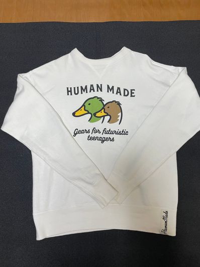 HUMAN MADE CREWNECK SWEATSHIRT DUCK "White"