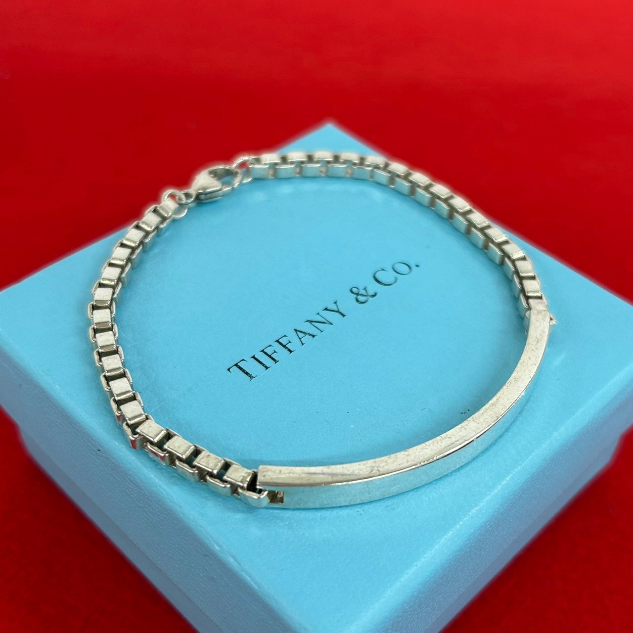 TIFFANY&Co. ティファニー ベネチアン ID ブレスレット シルバー925 ブレスレット シルバー
 22520