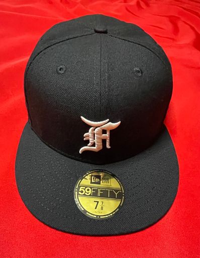 NEW ERA FEAR OF GOD ESSENTIALS 59FIFTY F LOGO Under Visor "Black"