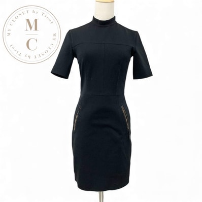 ルイヴィトン LOUIS VUITTON ワンピース ブラック モノグラム ハイネック