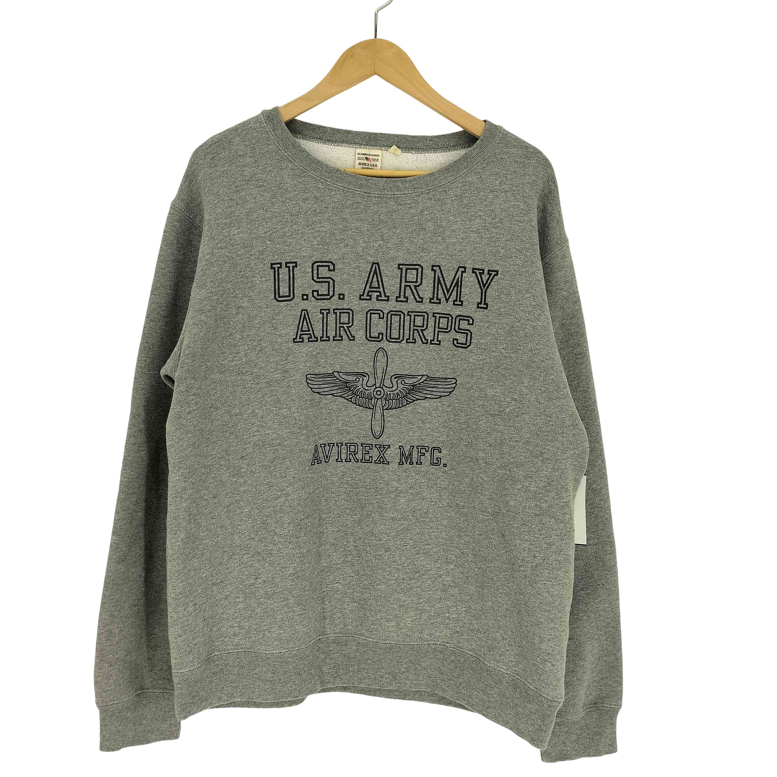 U.S. ARMY AIR CORPS プリントプルオーバースウェット【1141063032450】