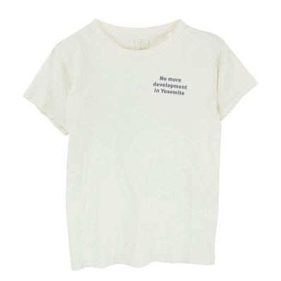 patagonia パタゴニア Tシャツ 90s USA製 Beneficial T’s 吉田博 Yosemite ヨセミテ Tシャツ ホワイト系 S【中古】