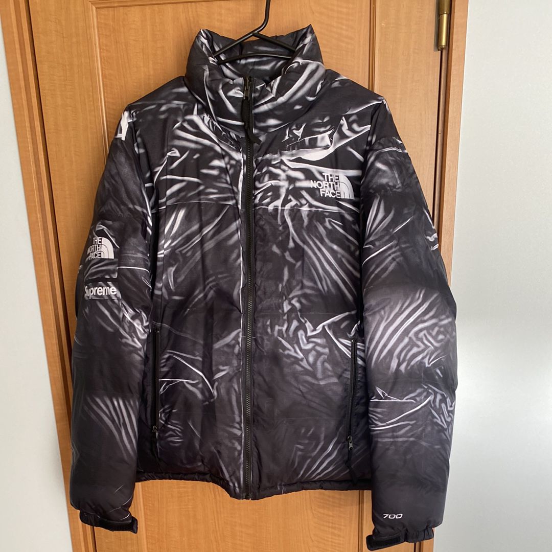 Supreme x The North Face Trompe Loeil Printed Nuptse Jacket "Black"
