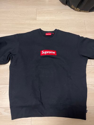 Supreme Box Logo Crewneck "Black" (22FW)