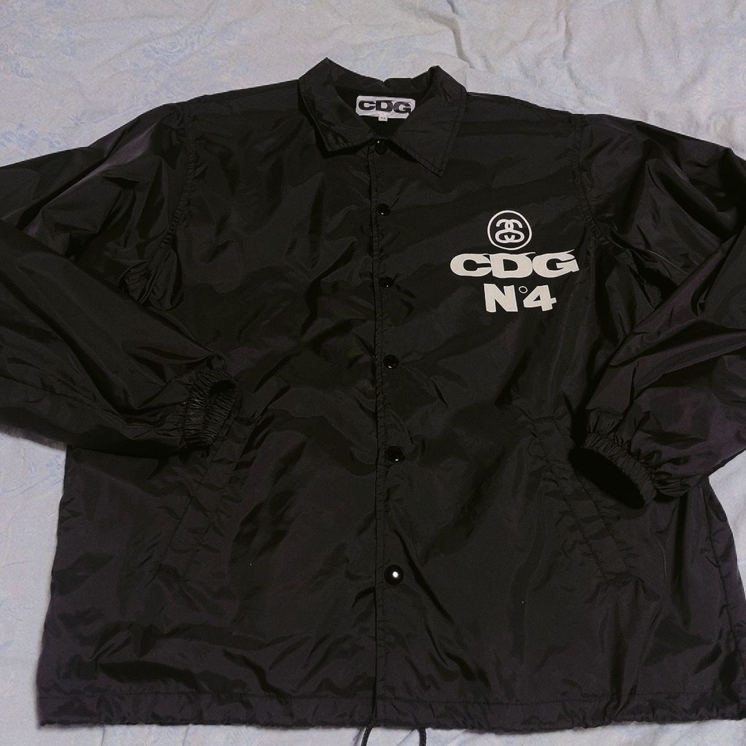 Stussy COMME des GARÇONS COACH JACKET "Black"