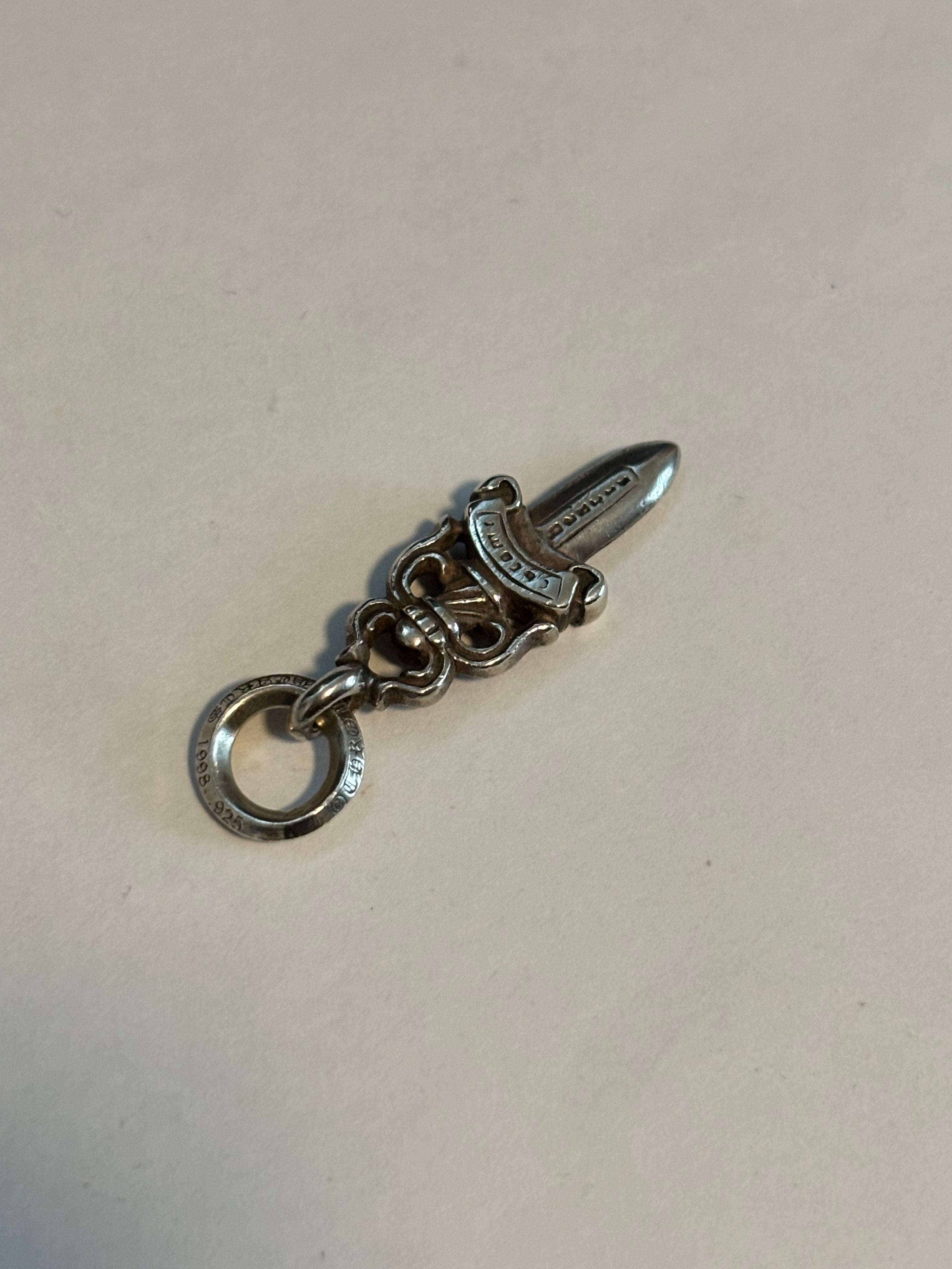 Chrome Hearts #5 Dagger Charm "Silver"