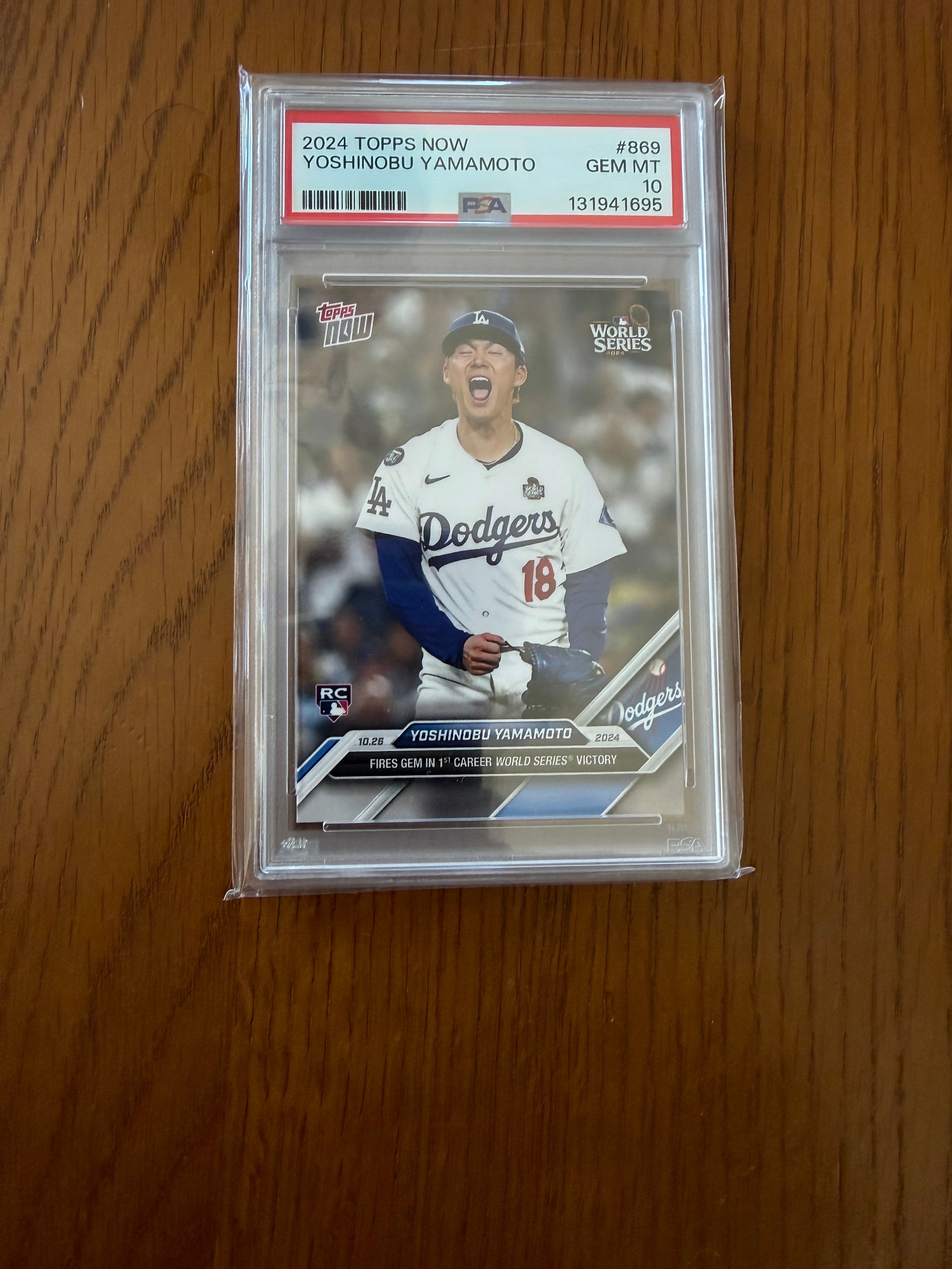 山本由伸 [869](2024 MLB トップスナウカード)