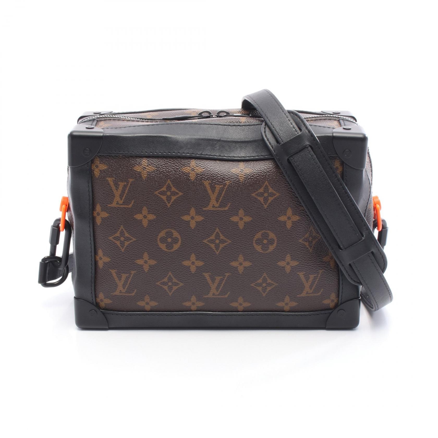 ルイ・ヴィトン LOUIS VUITTON ソフトトランク モノグラムソーラーレイ ショルダーバッグ バッグ PVCコーティングキャンバス レザー メンズ ブラウン系 M44478 【中古】