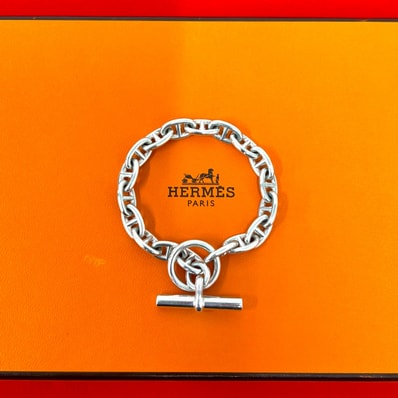 HERMES エルメス シェーヌダンクル PM 18コマ マルジェラ期 シルバー925 ブレスレット シルバー
69903