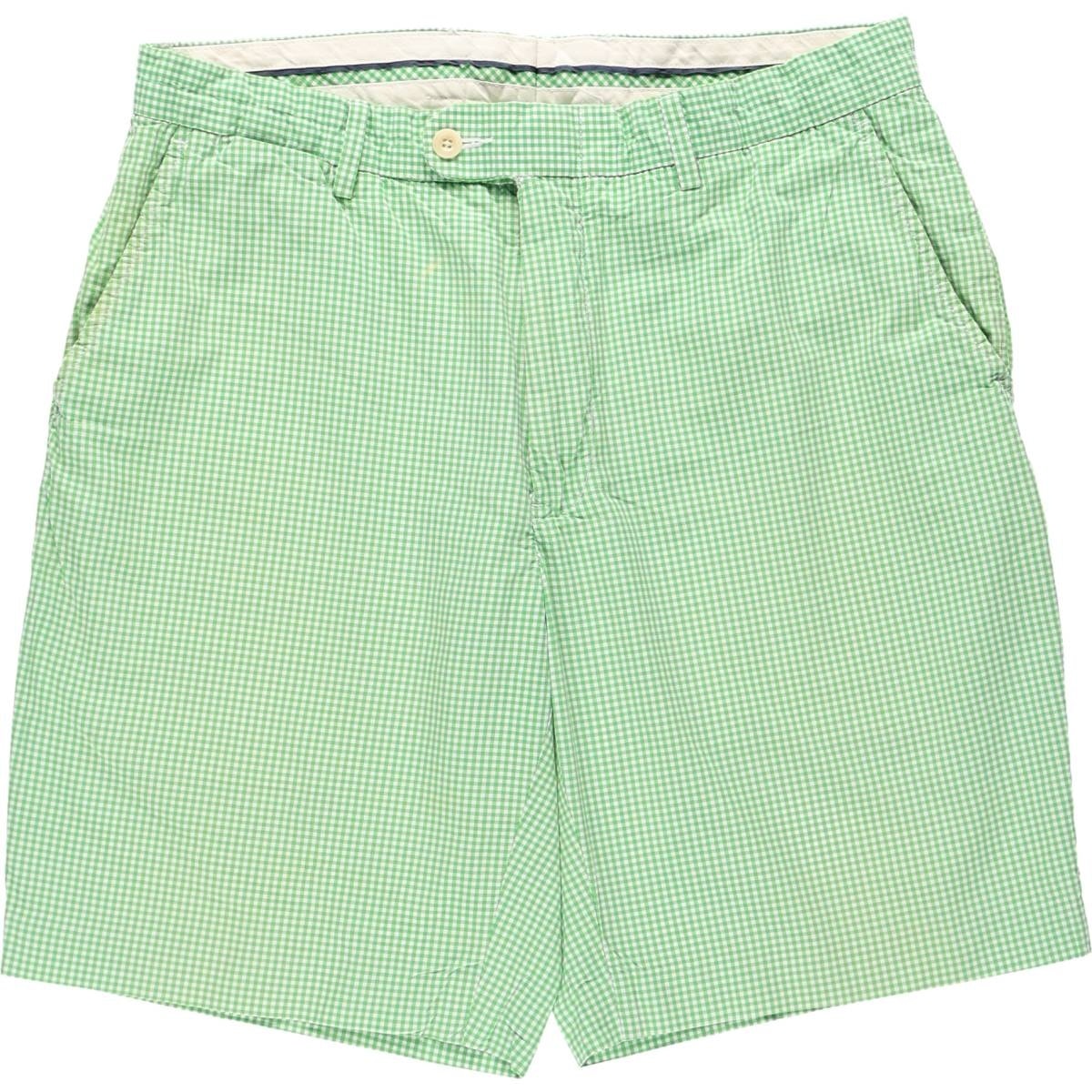 古着 ラルフローレン Ralph Lauren POLO by Ralph Lauren ギンガムチェック コットンショーツ ショートパンツ メンズw34相当/eaa665431