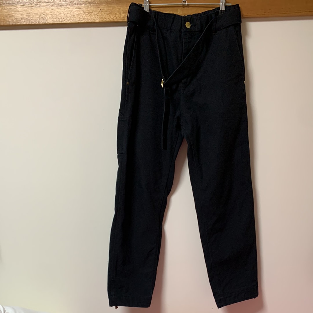 Carhartt WIP x sacai Canvas Pants "Black"