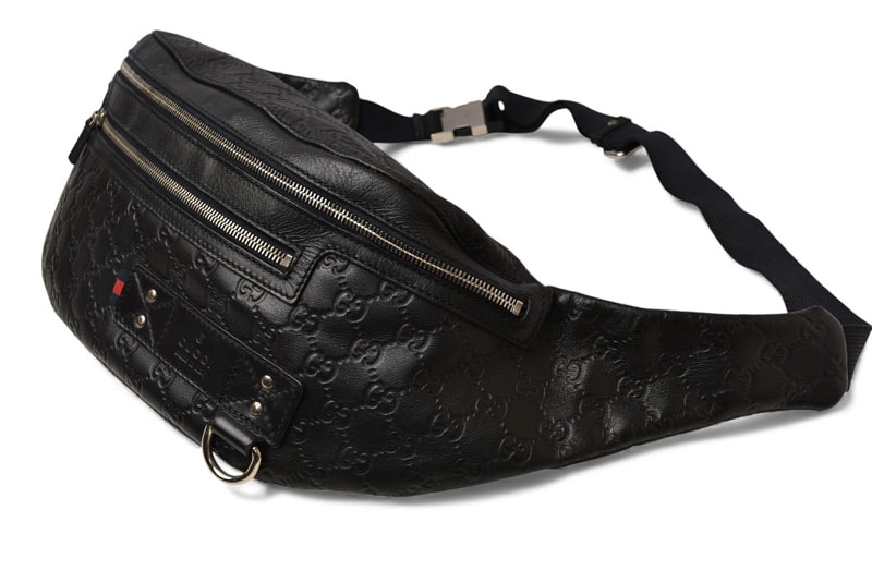グッチ ベルトバッグ シェリー グッチシマ "ブラック" 246409