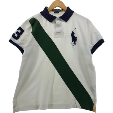 古着 ラルフローレン Ralph Lauren POLO by Ralph Lauren CUSTOM FIT ビッグポニー 半袖 ポロシャツ メンズL相当/eaa556313
