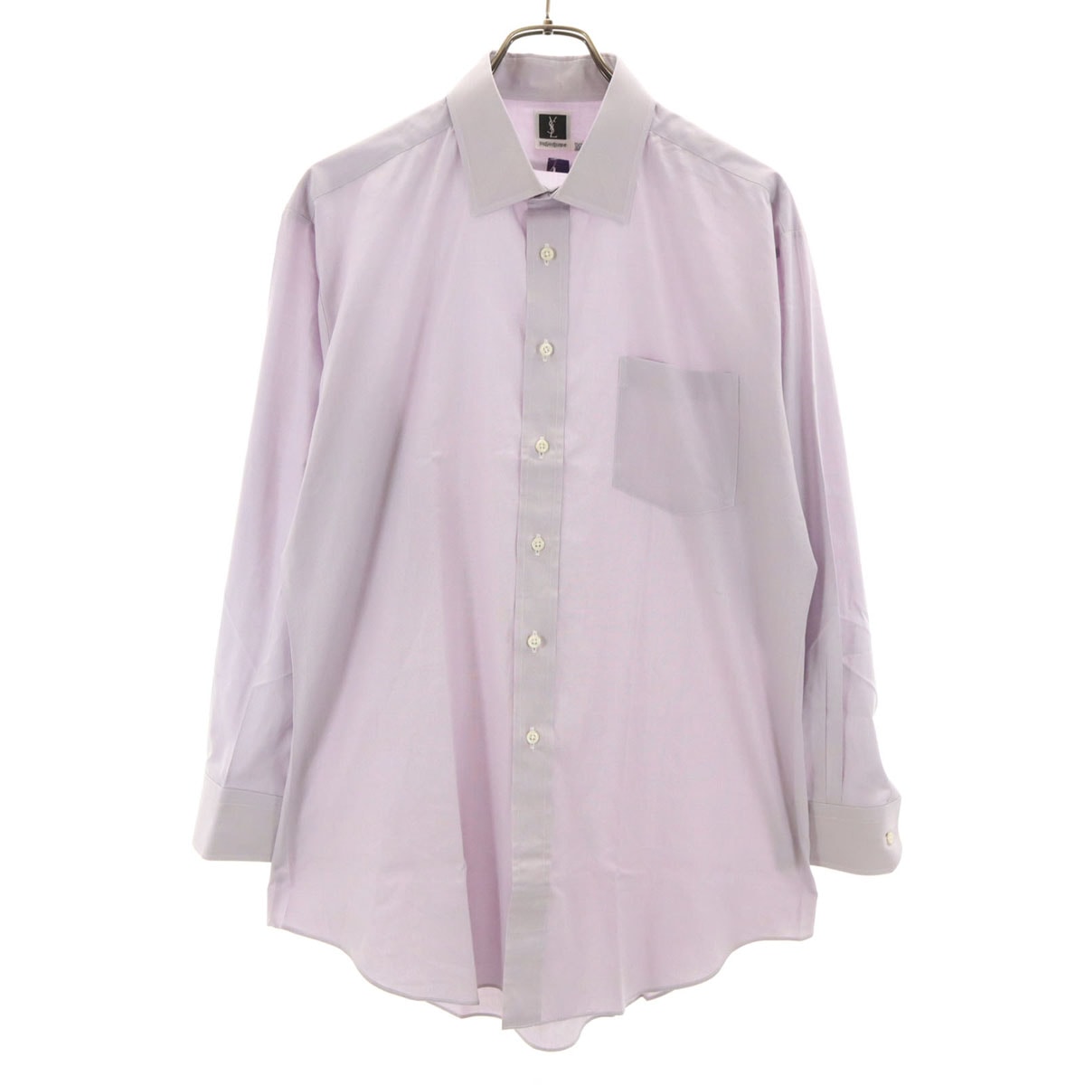 YVES SAINT LAURENT イヴサンローラン 長袖 シャツ パープル系