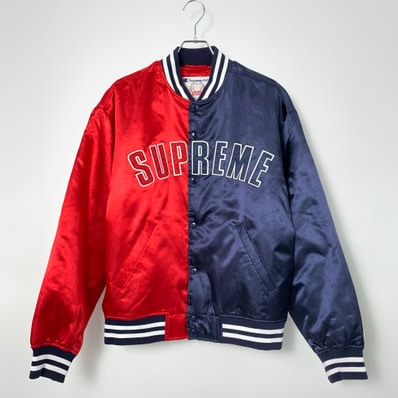 Supreme x Champion Satin Varsity Jacket "Multicolor"