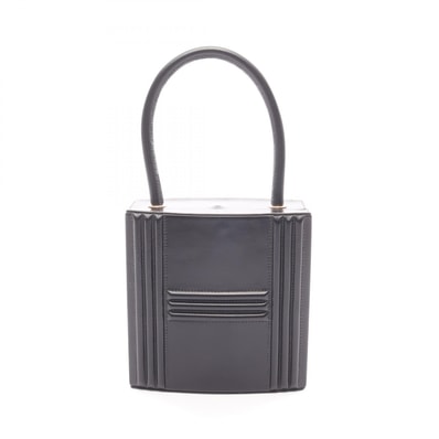 エルメス HERMES カデナ ケリー ハンドバッグ バッグ カーフ(牛革) ボックスカーフ レディース ブラック系 【中古】