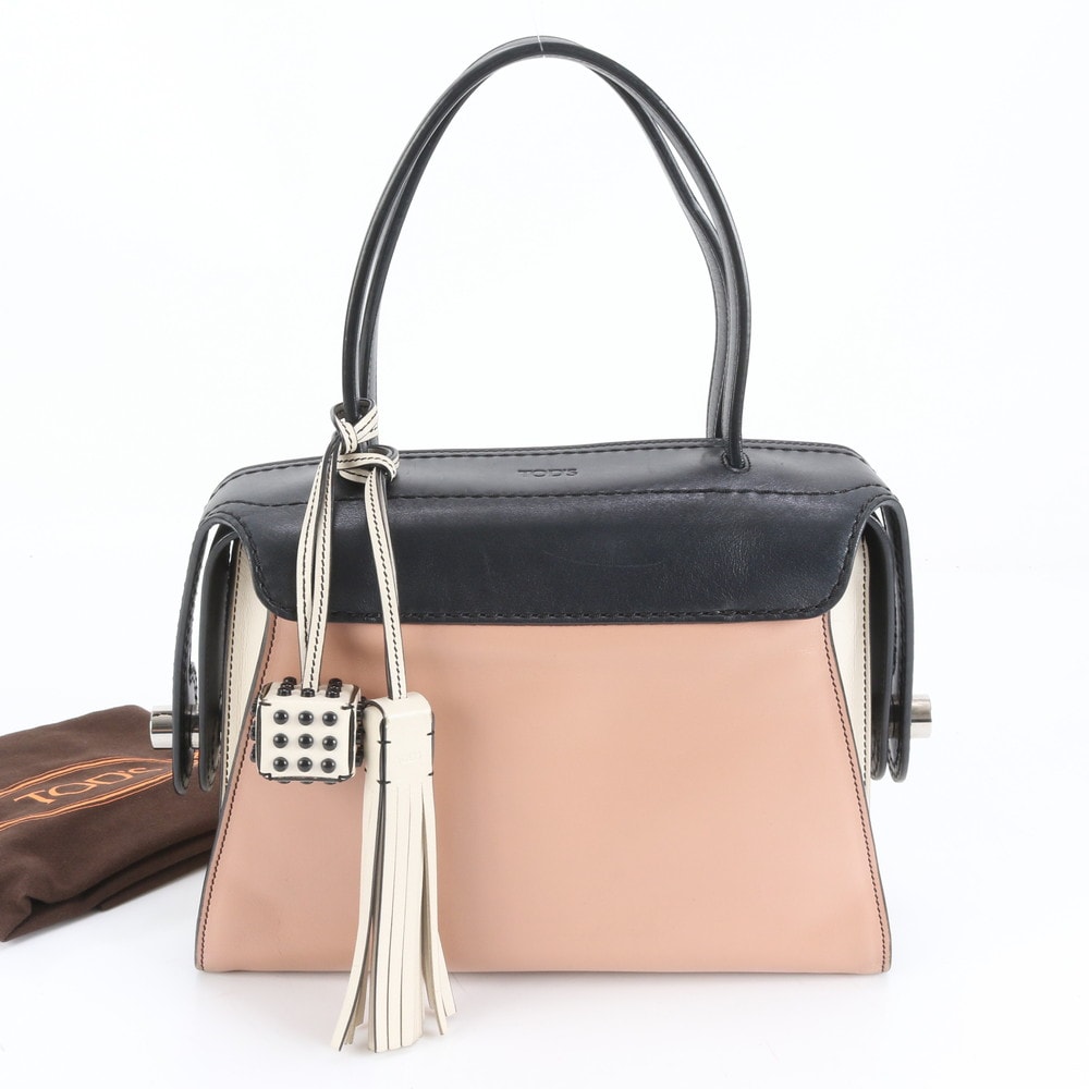 ■極美品 トッズ ツイストハンドバッグ レザー