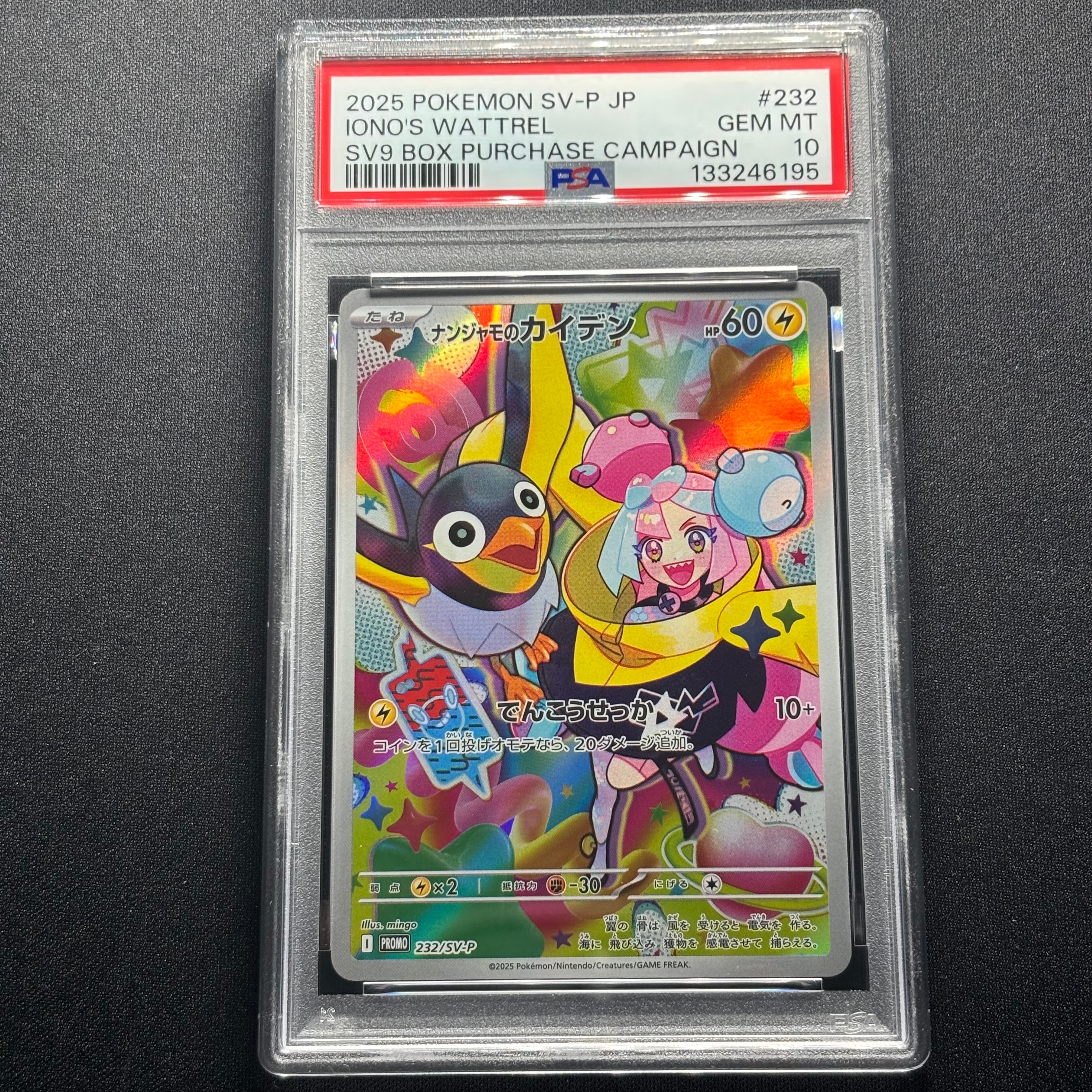 ナンジャモのカイデン P [SV-P 232](プロモーションカード「拡張パック バトルパートナーズ Box購入キャンペーン」)
