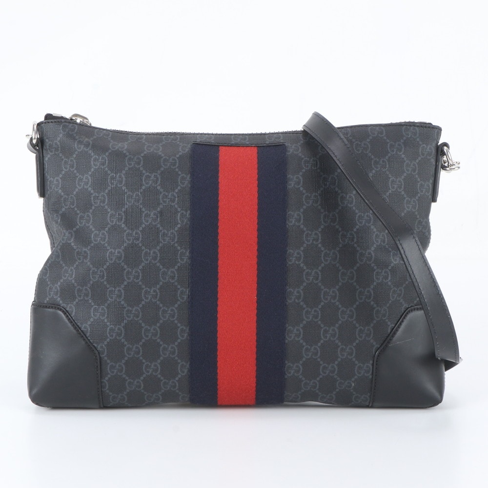 ■美品 グッチ GGスプリーム 474139 ショルダーバッグ