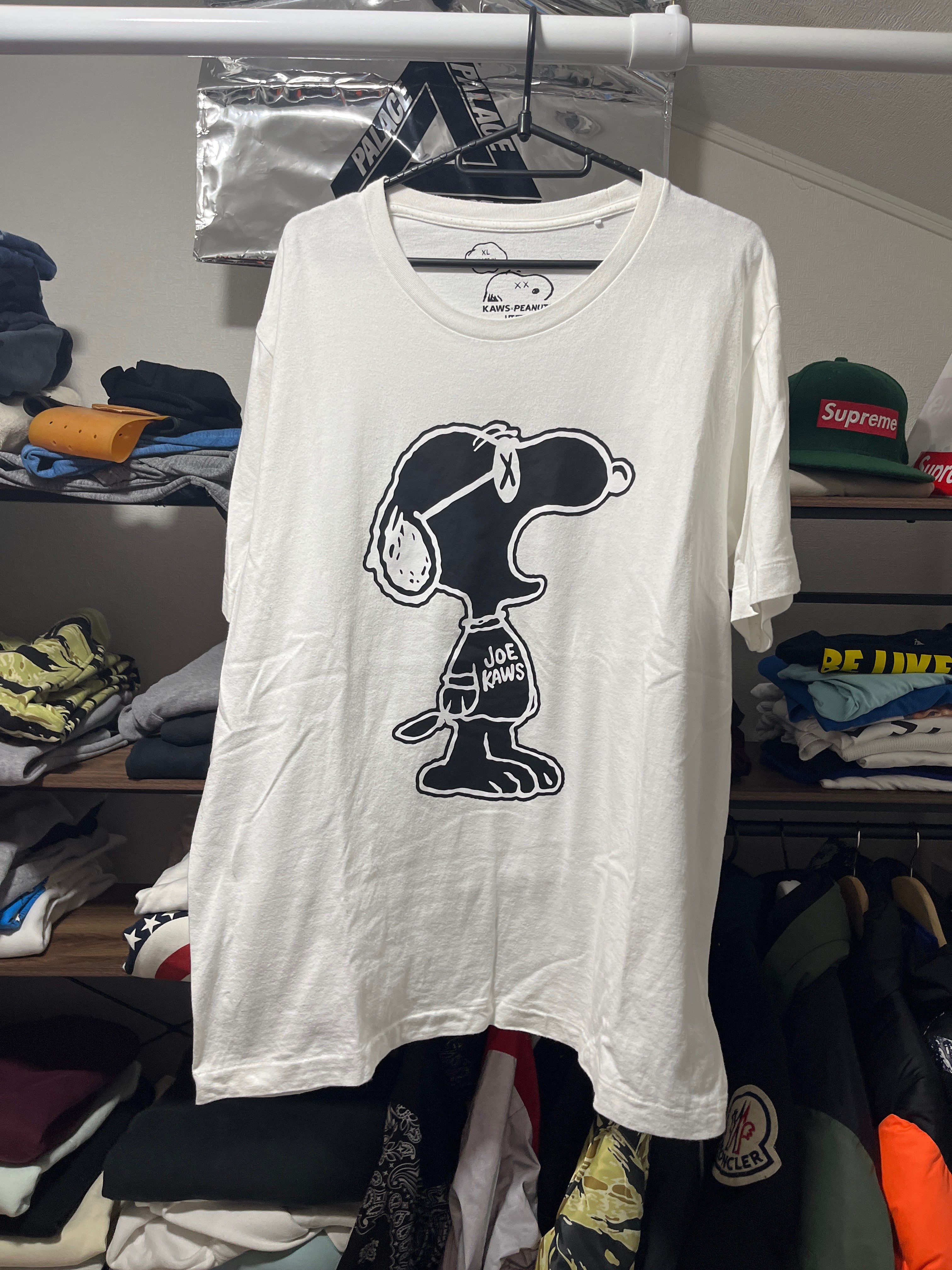 Uniqlo x KAWS x Peanuts Joe Kaws Yawn Outline Tee "White"