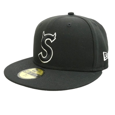 Supreme シュプリーム NEW ERA ニューエラ 22AW x New Era ニューエラ S Logo エスロゴ デビル キャップ 帽子 ブラック系【中古】