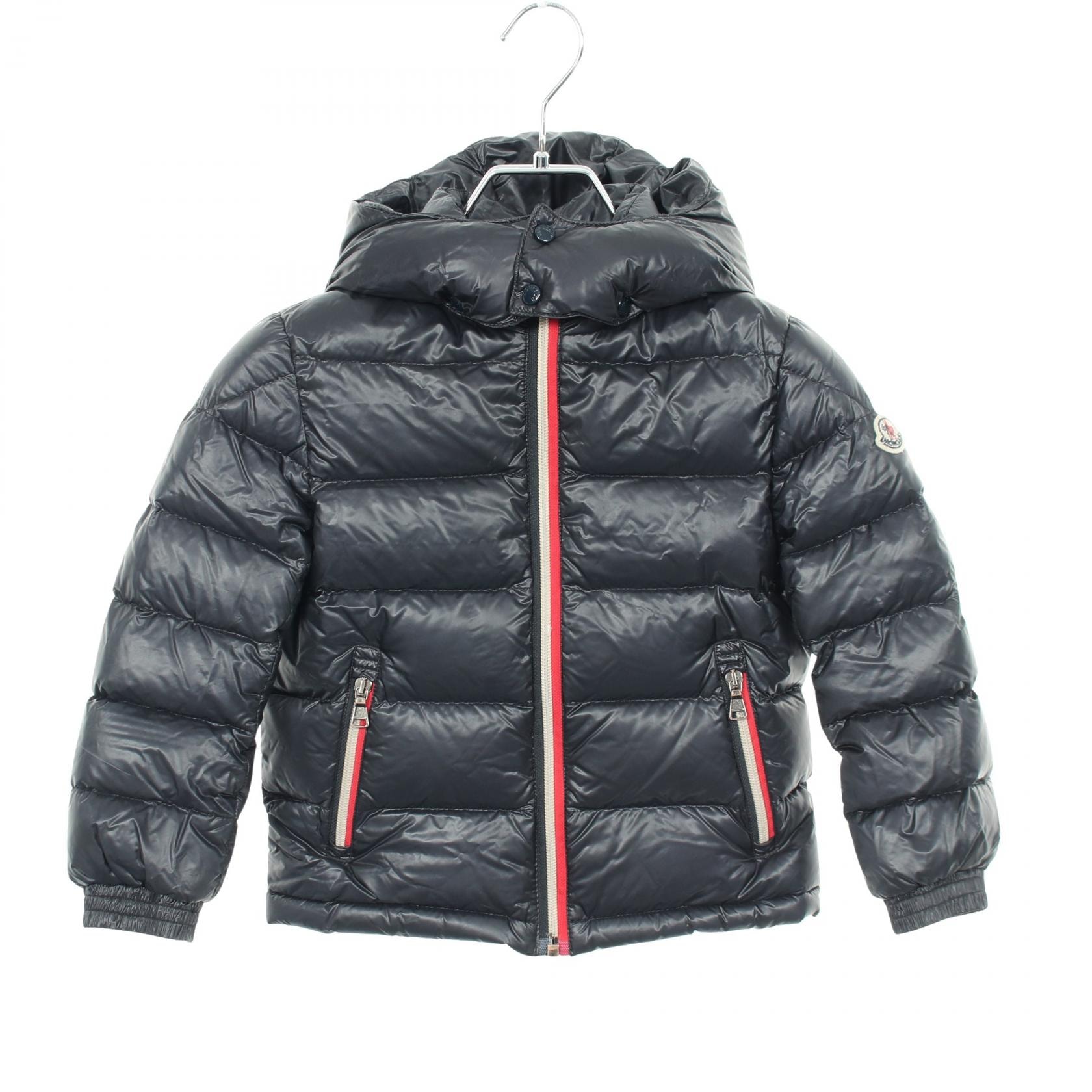 モンクレール MONCLER GASTONET キッズ ダウンジャケット 衣料品 アウター ナイロン メンズ レディース ネイビー系 4187705 【中古】