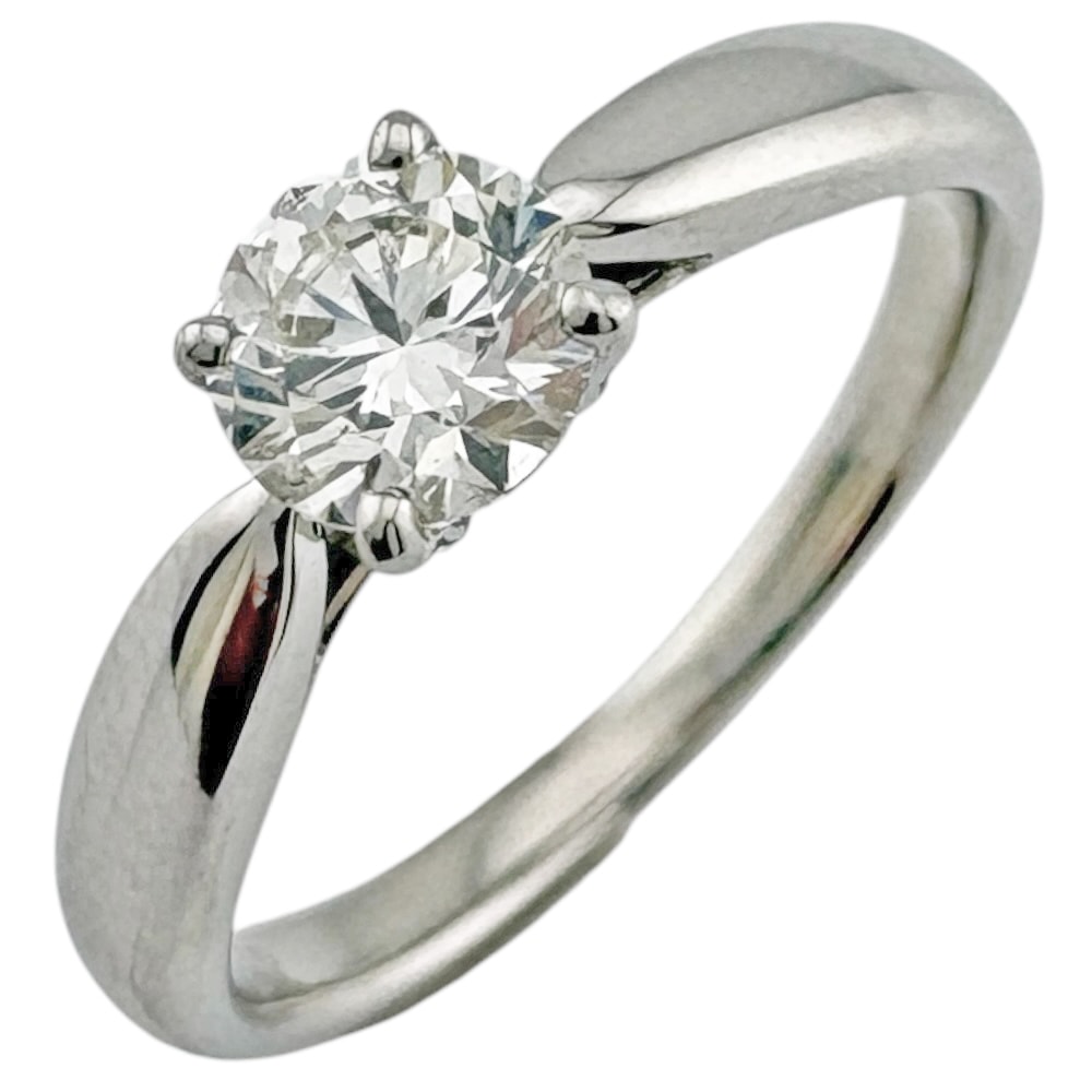 ティファニー ハーモニー リング 指輪 5.5号 Pt950プラチナ ダイヤモンド レディース TIFFANY&Co. 中古
