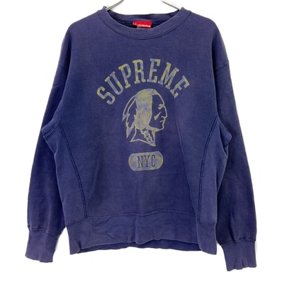 シュプリーム 90s インディアン ヴィンテージ スウェットシャツ L