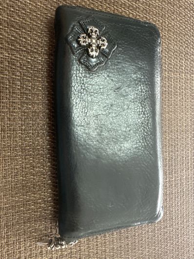 Chrome Hearts REC F2 Zip Wallet / XS Filigley Plus "Black"