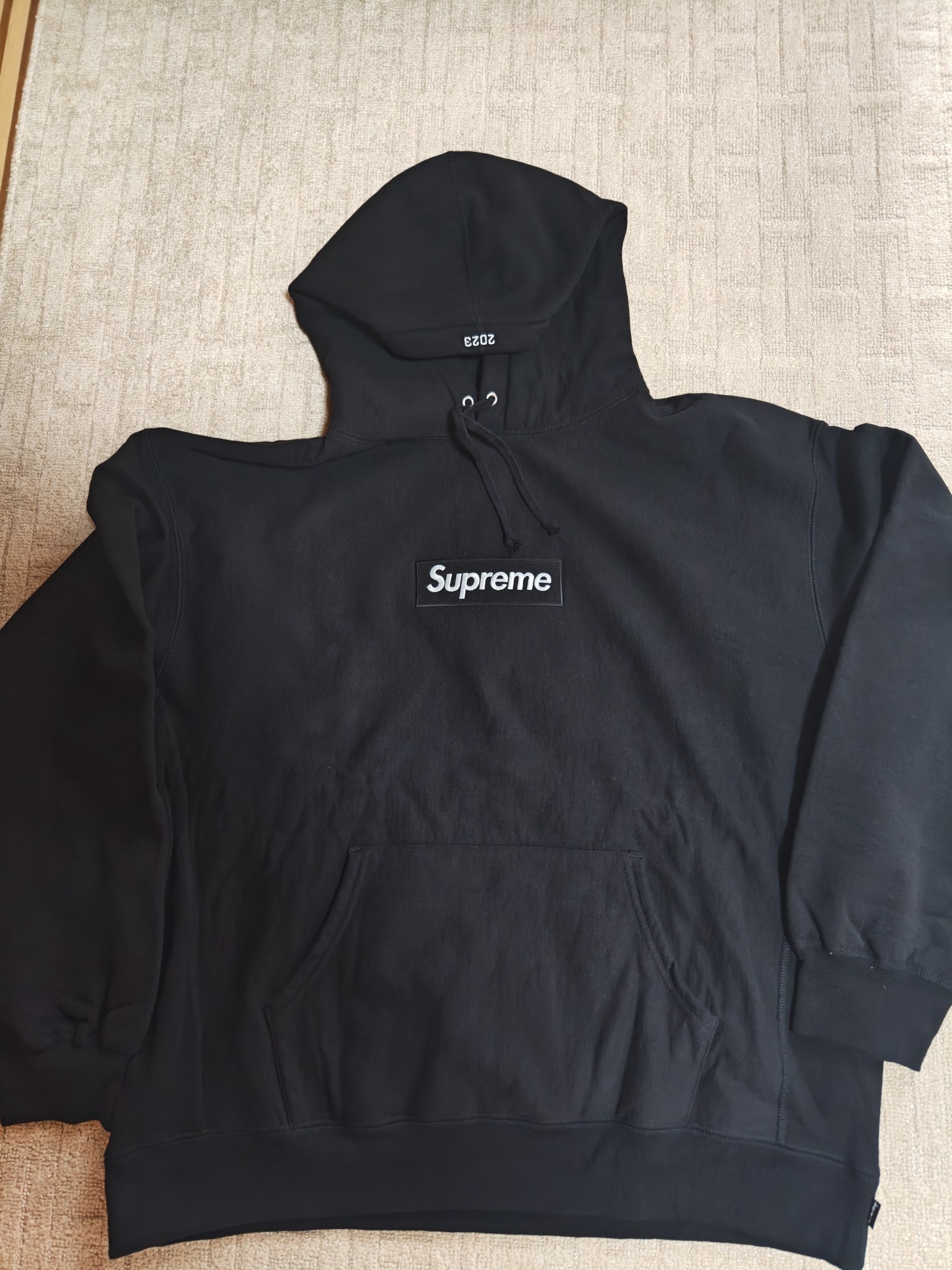 Supreme Box Logo Hooded Sweatshirt "Black" (23FW)