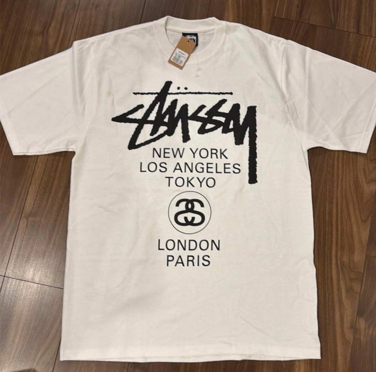 Stussy World Tour Tee "White" (2025/2026) 3903962