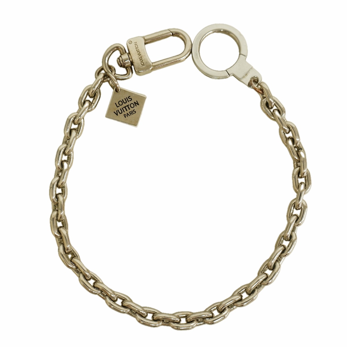 【6kc2316】ルイヴィトン キーホルダー・チャーム シェンヌアノクレXL M65774 シルバー【中古】メンズ レディース ユニセックス